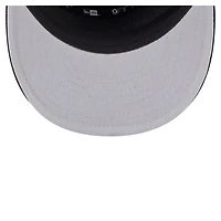 Men's New Era Black Ohio State Buckeyes Adventure Canvas Split Panel 9FIFTY Snapback Hat