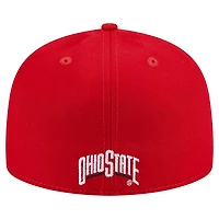 Men's New Era Scarlet Ohio State Buckeyes 59FIFTY Fitted Hat