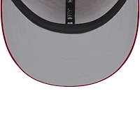 Men's New Era Scarlet Ohio State Buckeyes 9FIFTY Trucker Snapback Hat