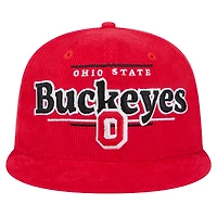 Men's New Era Scarlet Ohio State Buckeyes Display 9FIFTY Snapback Hat