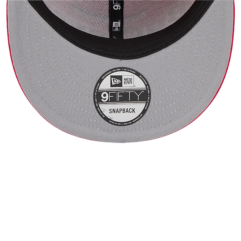 Men's New Era Scarlet Ohio State Buckeyes Display 9FIFTY Snapback Hat