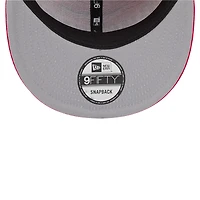 Men's New Era Scarlet Ohio State Buckeyes Display 9FIFTY Snapback Hat