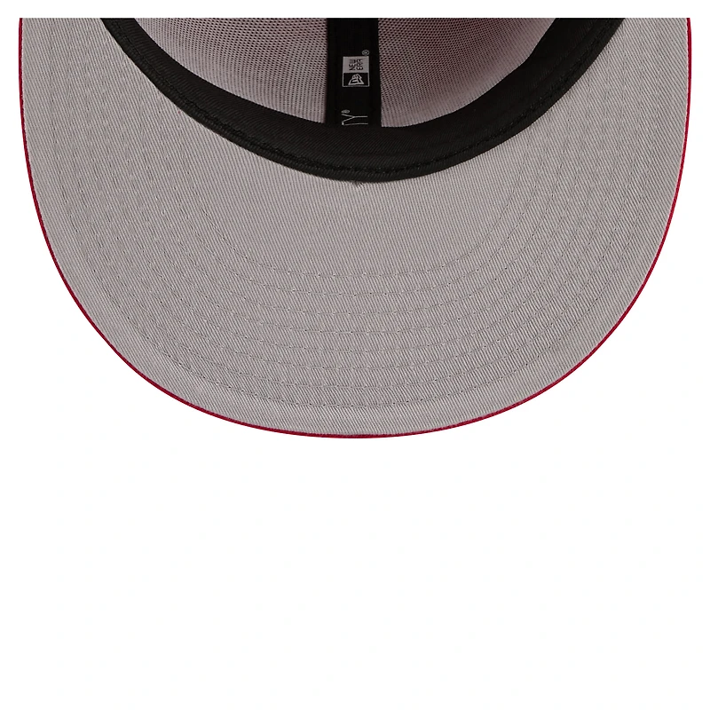 Men's New Era Scarlet Ohio State Buckeyes Go Team 9FIFTY Snapback Hat