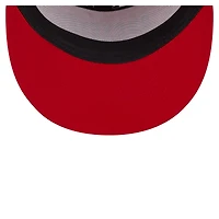 Casquette snapback 9FIFTY à panneaux fendus pour homme New Era Scarlet Ohio State Buckeyes