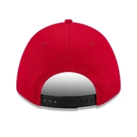 Casquette ajustable New Era Scarlet Ohio State Buckeyes Two-Tone Rope 9FORTY A-Frame M-Crown pour homme