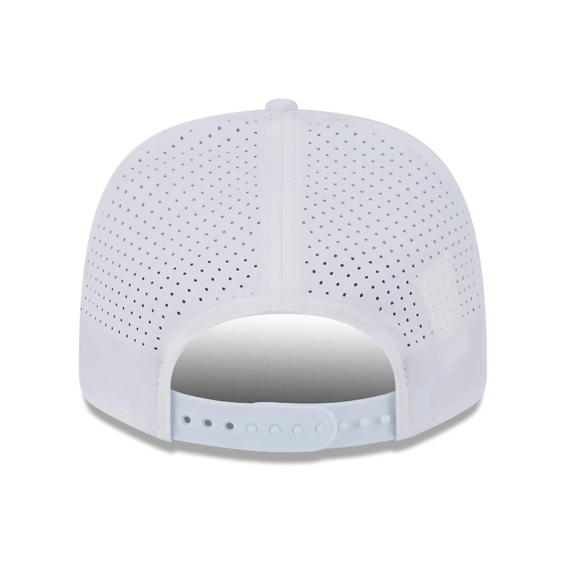 Casquette New Era blanche pour homme Ohio State Buckeyes Performance 9SEVENTY à fermeture extensible