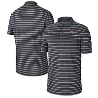 Polo de performance des entraîneurs début saison 2022 Nike anthracite pour hommes l'Ohio State Buckeyes