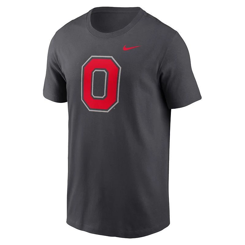 Men's Nike Anthracite Ohio State Buckeyes Primetime Alternate Logo T-Shirt