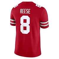 Men's Nike Arvell Reese Scarlet Ohio State Buckeyes Game Jersey
