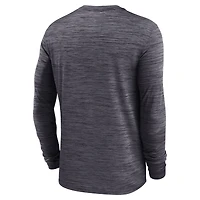 Men's Nike Ohio State Buckeyes Sideline Velocity Performance Long Sleeve T-Shirt