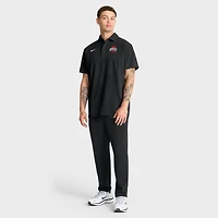 Polo Nike noir pour homme, équipe d'entraîneur des Ohio State Buckeyes 2025