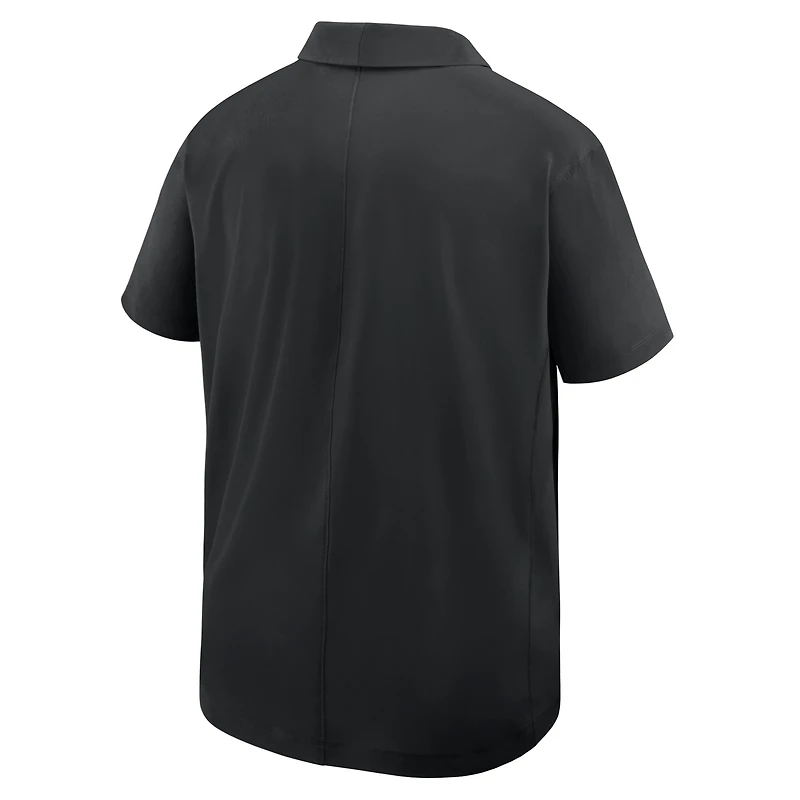 Men's Nike Black Ohio State Buckeyes 2025 Coaches Sideline Polo