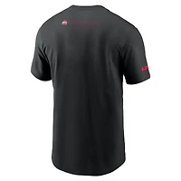 Men's Nike Black Ohio State Buckeyes 2025 Courtside Basketball Legend Dri-FIT T-Shirt