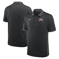 Men's Nike Ohio State Buckeyes 2025 Early Season Coaches Sideline Victory Stripe Dri-FIT Polo