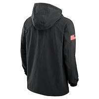 Men's Nike Black Ohio State Buckeyes 2025 NCAA Military Appreciation Full-Snap Jacket