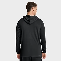 Men's Nike Black Ohio State Buckeyes 2025 Sideline Dri-FIT Long Sleeve Hoodie T-Shirt