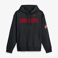 Sweat à capuche en polaire Nike Scarlet Ohio State Buckeyes 2026 Sideline Club pour homme
