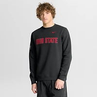Sweat-shirt Nike Scarlet Ohio State Buckeyes 2026 Sideline Club pour homme