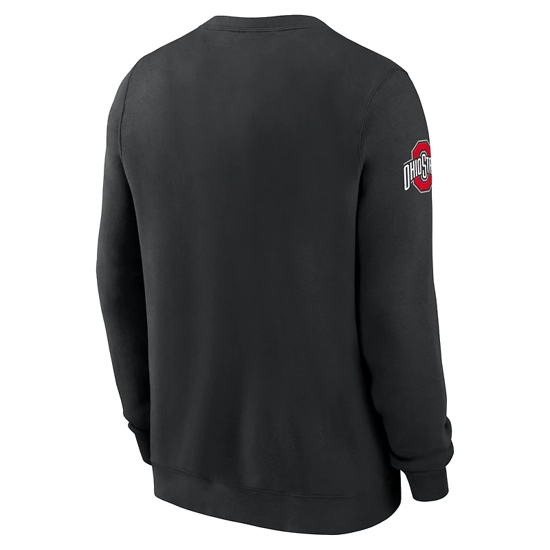 Men's Nike Scarlet Ohio State Buckeyes 2026 Sideline Club Sweatshirt