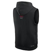 Men's Nike  Black Ohio State Buckeyes 2026 Sideline Sleeveless Dri-FIT Hoodie