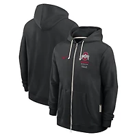 Men's Nike  Black Ohio State Buckeyes 2026 Sideline Standard Issue Dri-FIT Full-Zip Hoodie