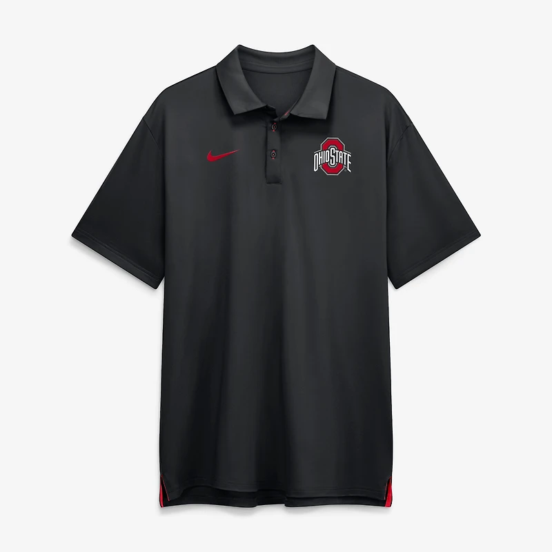 Men's Nike Scarlet Ohio State Buckeyes 2026 Sideline Tour Dri-FIT Polo
