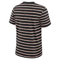 Men's Nike Black Ohio State Buckeyes Athletic Prep Legacy Summit Stripe T-Shirt