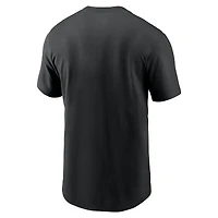 T-shirt de basket-ball Nike noir pour homme Ohio State Buckeyes Icon
