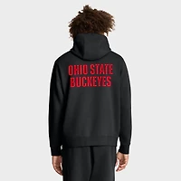 Men's Nike Black Ohio State Buckeyes Basketball Two-Hit Club Fleece Pullover Hoodie