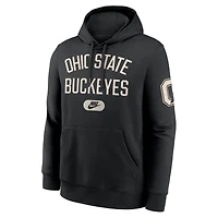 Sweat à capuche Nike noir Ohio State Buckeyes Club Fleece Fashion pour homme