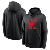 Men's Nike Scarlet Ohio State Buckeyes Legacy Football Icon Club Fleece Pullover Hoodie