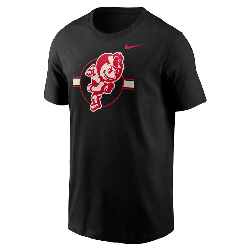 T-shirt de hockey homme à Nike noir Ohio State Buckeyes pour