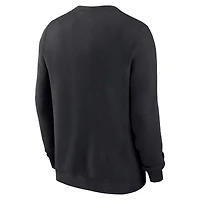 Sweat-shirt en molleton Nike Scarlet Ohio State Buckeyes Old English Script Club pour homme