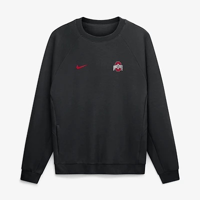 Men's Nike Ohio State Buckeyes Premium Performance Raglan Dri-FIT Sweatshirt