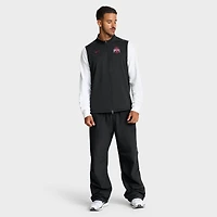 Gilet Nike noir Ohio State Buckeyes Primetime Victory Performance à fermeture éclair intégrale pour homme