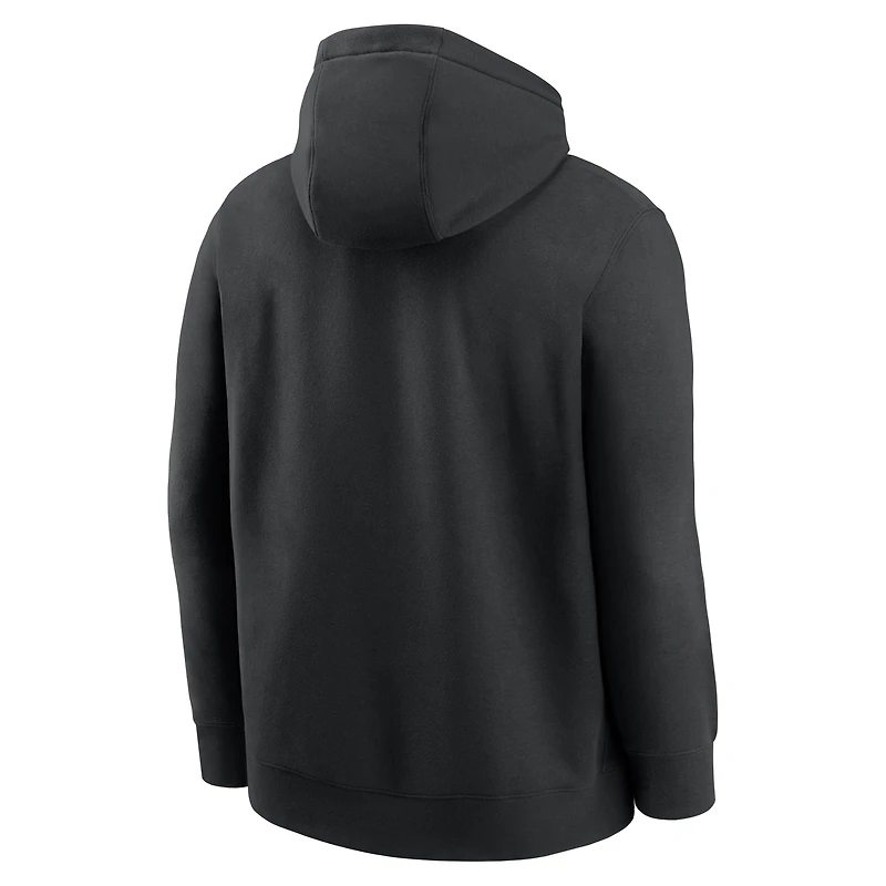 Men's Nike  Scarlet Ohio State Buckeyes Primetime Arched Club Fleece Pullover Hoodie