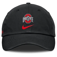 Men's Nike Black Ohio State Buckeyes Primetime Club Adjustable Hat