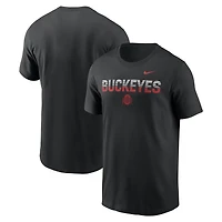 T-shirt Nike noir pour homme Ohio State Buckeyes Primetime Kinetic