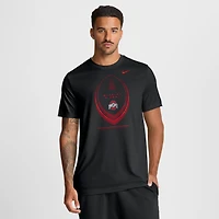 Men's Nike Black Ohio State Buckeyes Primetime Legend Football Icon Dri-FIT T-Shirt