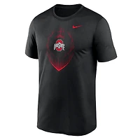 Men's Nike Black Ohio State Buckeyes Primetime Legend Icon Performance T-Shirt