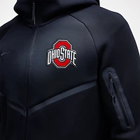 Men's Nike Black Ohio State Buckeyes Tech Fleece Full-Zip Windrunner Hoodie