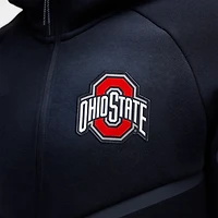 Men's Nike Black Ohio State Buckeyes Tech Fleece Full-Zip Windrunner Hoodie