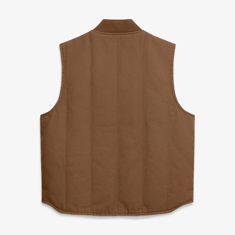 Gilet matelassé zippé Nike marron Ohio State Buckeyes pour homme