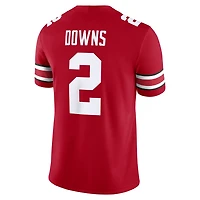 Men's Nike Caleb Downs Scarlet Ohio State Buckeyes Game Jersey
