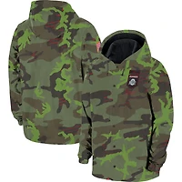 Veste à capuche boutons-pression Nike Ohio State Buckeyes pour Homme