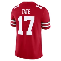 Men's Nike Carnell Tate Scarlet Ohio State Buckeyes Game Jersey