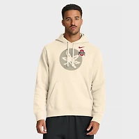 Men's Nike Cream Ohio State Buckeyes Campus Shadow Hoodie