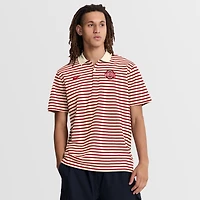 Men's Nike Scarlet/White Ohio State Buckeyes Primetime Victory Striped Dri-FIT Polo