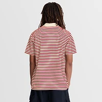 Men's Nike Scarlet/White Ohio State Buckeyes Primetime Victory Striped Dri-FIT Polo