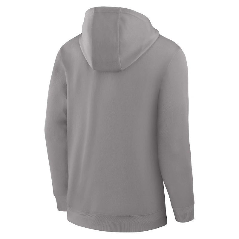 Men's Nike Gray Ohio State Buckeyes 2025 Coaches Premium Dri-FIT Quarter-Zip Hoodie